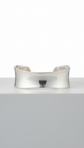 Sterling Silver Sculptural Cuff